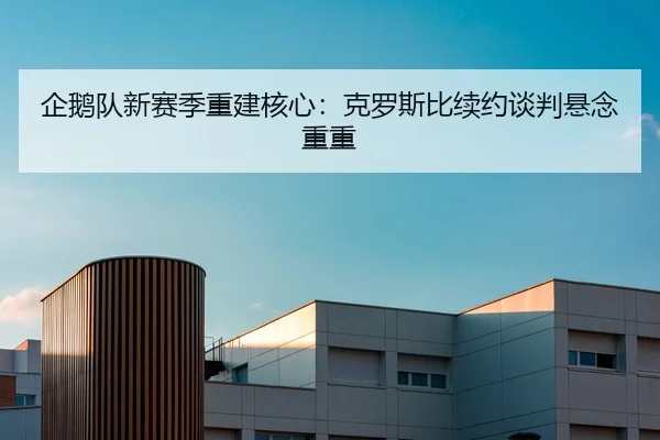 企鹅队新赛季重建核心：克罗斯比续约谈判悬念重重